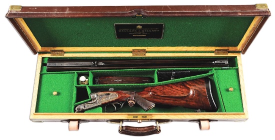 (C) EXQUISITE HOLLAND & HOLLAND ROYAL .375 H&H MAGNUM DOUBLE RIFLE IN CASE.