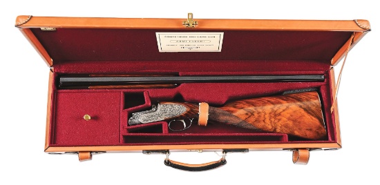 (M) STUNNING IVO FABBRI BEST QUALITY SLE 12 GAUGE OVER/UNDER WITH MYTHICAL SCENE ENGRAVING BY BADILL