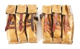 INCREDIBLY RARE PAIR OF ORIGINAL GERMAN WW II MP44 MACHINE GUN GAS CAPE MATERIAL MAGAZINE POUCHES.
