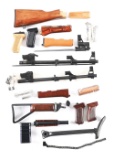 LOT OF AK-47 AND AK-74 PARTS.