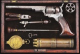 (A) HISTORIC CASED COLT NO. 3 PATERSON BELT MODEL PERCUSSION REVOLVER PRESENTED TO WILLIAM WATSON WI