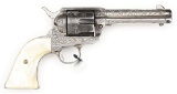 (C) HISTORIC DOCUMENTED COLT SINGLE ACTION ARMY REVOLVER FACTORY ENGRAVED TO SHERIFF AND DEPUTY MARS