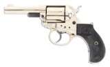 (A) SUPERB COLT 1877 LIGHTNING REVOLVER IN PINK PICTURE BOX.