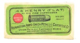 FACTORY SEALED REMINGTON UMC .44 HENRY FLAT RIMFIRE BOX.