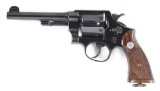 (C) RARE HIGH POLISH HIGH CONDITION SMITH & WESSON US ARMY MODEL DOUBLE ACTION REVOLVER.