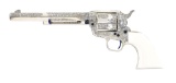 (M) COLT 3RD GENERATION SINGLE ACTION ARMY CUSTOM EMBELLISHED BY NUTMEG SPORTS.