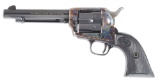 (C) HIGH CONDITION PRE-WAR / POST-WAR COLT SINGLE ACTION ARMY REVOLVER WITH BOX AND FACTORY LETTER.