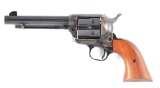 (C) VERY RARE WOODEN GRIP 2ND GENERATION COLT SINGLE ACTION ARMY REVOLVER IN .44 SPECIAL WITH BOX FR