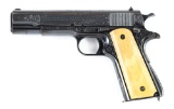 (C) PRE-WAR GOUGH ENGRAVED COLT 1911A1 SEMI-AUTOMATIC PISTOL IN BOX (1925).