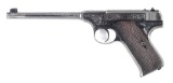 (C) GOUGH ENGRAVED COLT PRE-WOODSMAN SEMI AUTOMATIC PISTOL.