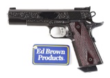 (M) ED BROWN CLASSIC CUSTOM CENTENNIAL EDITION 1911 SEMI AUTOMATIC PISTOL.