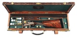 (M) EXQUISITE P.V. NELSON 16 GAUGE BEST QUALITY SLE SIDE BY SIDE SHOTGUN WITH NEAR COMPLETE COVERAGE