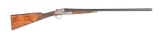 (C) MALCOLM LYELL'S HOLLAND & HOLLAND ROYAL DELUXE 12 BORE SLE SIDE BY SIDE SHOTGUN.