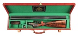 (M) SPECTACULAR HARTMANN & WEISS 16 BORE SIDE BY SIDE SHOTGUN WITH ROSE AND SCROLL ENGRAVING BY MAST