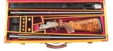 (M) CSMC A-10 AMERICAN FACTORY DELUXE OVER/UNDER SHOTGUN WITH 12, 20, AND 28 GAUGE BARRELS, CASED.