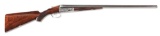 (C) EXTREMELY RARE PARKER DH 28 GAUGE SIDE BY SIDE SHOTGUN WITH FACTORY DAMASCUS BARRELS.