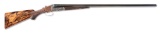 (C) PARKER AAHE PIGEON GUN 12 GAUGE SIDE BY SIDE SHOTGUN WITH PGCA LETTER.