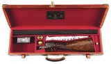 (C) PRE-WAR PURDEY 12 GAUGE BEST QUALITY SLE SIDE BY SIDE SHOTGUN WITH CASE.