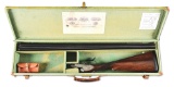 (A) JOSEPH LANG & SON 20 BORE PATENT TRIGGER PLATE UNDERLEVER SIDE BY SIDE SHOTGUN.