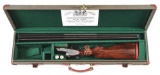 (C) JAMES WOODWARD & SONS 12 GAUGE SIDELOCK SIDE BY SIDE SHOTGUN WITH CASE.