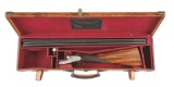 (C) SCARCE JOHN DICKSON AND SON BEST QUALITY SLE 12 GAUGE SIDE BY SIDE BUILT ON A PURDEY PATENT ACTI