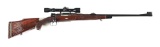 (C) F. PETER BUILT SPORTING RIFLE ON A MAUSER ACTION.