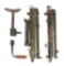 TWO MG-15 MACHINE GUN WATER COOLED JACKETS W/O BARRELS WITH CLAMP ON SHOULD BRACE AND CARRYING HANDL