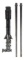 TWO GERMAN WW II MG-15 MACHINE GUN BARRELS WITH IMA REPORDUCTION “GROUND KIT” CLAMP ON S