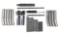 UZI CONVERSION KIT AND INCLUDING MAGAZINES TO CONVERT A FULL-AUTO UZI TO SHOOT .22 LONG RIFLE.