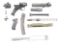 VALUABLE SAW-CUT BRITISH STERLING MK 4 (L2A3) MACHINE GUN PARTS KIT WITH GOOD BARREL AND STOCK ATTAC