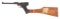 (C) VERY RARE SIAMESE MAUSER BANNER ARTILLERY LUGER SEMI-AUTOMATIC PISTOL WITH MATCHING STOCK.
