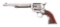 (A) RARE COLT SINGLE ACTION ARMY REVOLVER IN .44 HENRY RIMFIRE.