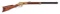 (A) HISTORIC ULRICH ENGRAVED WINCHESTER MODEL 1866 LEVER ACTION RIFLE INSCRIBED TO CHARLES DELONG.