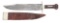LARGE JOSEPH HOLMES BOWIE, ARKANSAS TOOTHPICK.