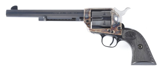 (C) EXCELLENT SECOND GENERATION COLT SINGLE ACTION ARMY REVOLVER WITH BOX.