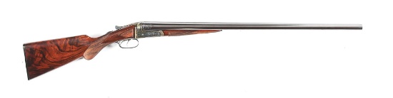 (C) A.H. FOX C GRADE 12 GAUGE SIDE BY SIDE SHOTGUN.