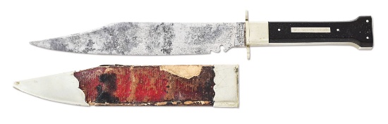 W. BUTCHER "ARKANSAS TOOTHPICK" BOWIE KNIFE.