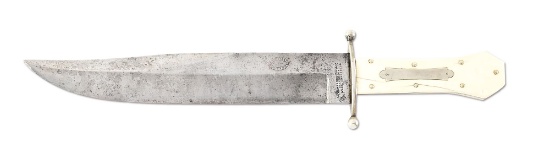 LARGE JAMES RODGERS & CO BOWIE KNIFE.