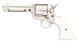 (A) TEXAS SHIPPED COLT SINGLE ACTION ARMY REVOLVER WITH CARVED STEER GRIPS.