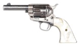 (A) COLT SHERIFF'S MODEL FRONTIER SIX SHOOTER SINGLE ACTION ARMY REVOLVER.