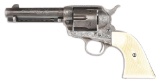 (C) FACTORY ENGRAVED COLT SINGLE ACTION ARMY REVOLVER SHIPPED TO ST. LOUIS.