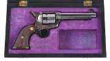 (C) COLT SINGLE ACTION ARMY REVOLVER WITH DESIRABLE FLEUR-DE-LIS GRIPS.