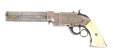 (A) RARE ENGRAVED NEW HAVEN NO. 2 NAVY BELT PISTOL.