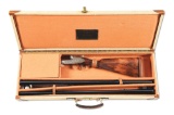 (M) LEBEAU COURALLY SLE 12 GAUGE SHOTGUN, TWO BARREL SET, WITH CASE.