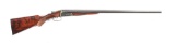 (C) A.H. FOX C GRADE 12 GAUGE SIDE BY SIDE SHOTGUN.
