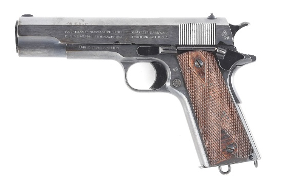 (C) AN EXCELLENT COLT 1911 .45 ACP SEMI-AUTOMATIC PISTOL WITH ATTRIBUTION TO LT. ROY TREMOUREX, 116T