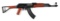 (M) DESIRABLE PRE-BAN CHINEASE POLYTECH AKS 7.62X39MM SEMI-AUTOMATIC RIFLE WITH FOLDING STOCK.