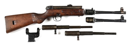 VERY DESIRABLE GERMAN MP-41 MACHINE GUN PARTS KIT WITH EXTRA BARREL, BOLT AND AND MAIN SPRING ASSEMB