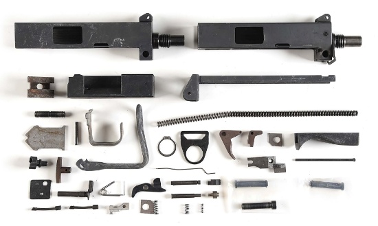 COMPLETE MILITARY ARMAMENT CORPORATION M10 9 MM MACHINE GUN PARTS KIT LESS RECEIVER.