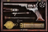(A) HISTORIC CASED COLT NO. 3 PATERSON BELT MODEL PERCUSSION REVOLVER PRESENTED TO WILLIAM WATSON WI